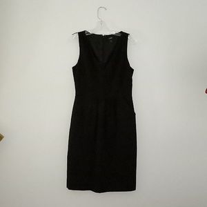 J. Crew Black V Neck Dress